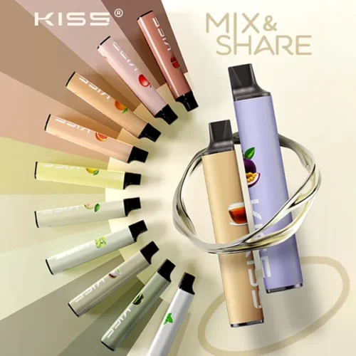 KISS 6500 拋棄式電子煙 17 種口味 KISS 6500 一次性可充電小煙 KISS 6500 大容量 13ml 電子煙油